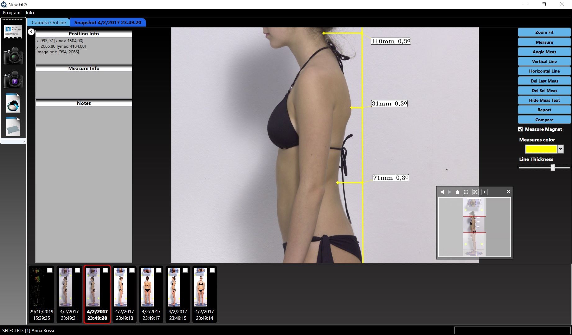 Esempi di misure Physical Analyzer